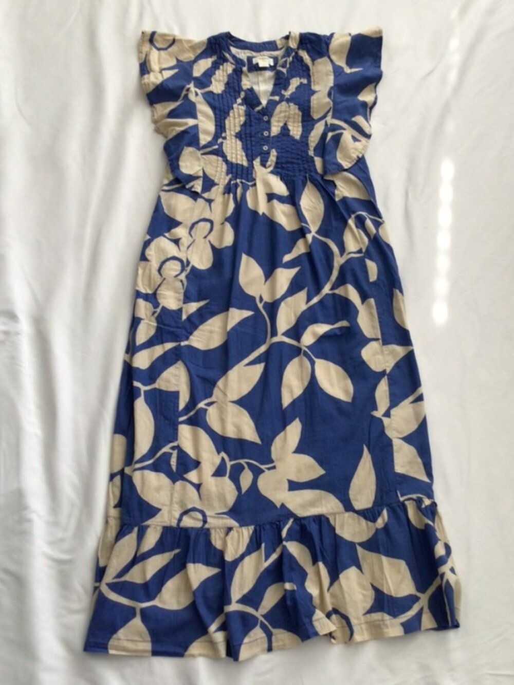 ANTHRO Midi Tropical Dress Sz XXS